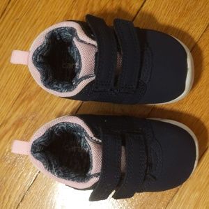 Blue sneakers for baby girl